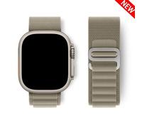 Kafol-Boucle Alpine Pour Bracelet De Montre Apple Ultra 2 49mm Série 10 46mm 42mm 40-44mm 45mm 41mm Bracelet De Sport À Crochet G Iwatch 10 9 8 7 6 Se 5 4,38-40-41-S10 42mm,New Olive 15