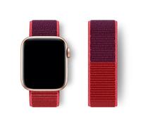 Kafol-Boucle En Nylon Pour Bracelet De Montre Apple 45mm 44mm 49mm 46mm 40mm 41mm 38mm 42mm,Bracelet Correa Iwatch Série 6 Se 7 8 9 10 Bande Ultra2,38 40 41 S10-42mm,New Red 52