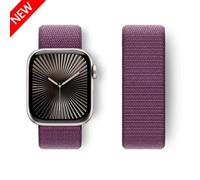 Kafol-Boucle En Nylon Pour Bracelet De Montre Apple 45mm 44mm 49mm 46mm 40mm 41mm 38mm 42mm,Bracelet Correa Iwatch Série 6 Se 7 8 9 10 Bande Ultra2,38 40 41 S10-42mm,New Plum 143