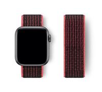 Kafol-Boucle En Nylon Pour Bracelet De Montre Apple 45mm 44mm 49mm 46mm 40mm 41mm 38mm 42mm,Bracelet Correa Iwatch Série 6 Se 7 8 9 10 Bande Ultra2,38 40 41 S10-42mm,Red Black 10