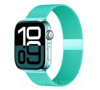 Kafol-Boucle Milanaise Pour Bracelets De Montre Apple 45mm 44mm 40mm 41mm 42mm-46mm Bracelet Starlight Iwatch Série 8 7 6 5 Se 9 10 Ultra 2 49mm,38-40-41-(S10)42mm,Spearmint 20