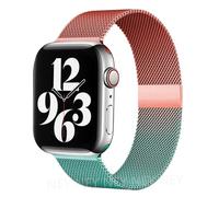 Kafol-Boucle Milanaise Pour Bracelets De Montre Apple 45mm 44mm 40mm 41mm 42mm-46mm Bracelet Starlight Iwatch Série 8 7 6 5 Se 9 10 Ultra 2 49mm,38-40-41-(S10)42mm,Red Blue 41