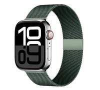 Kafol-Boucle Milanaise Pour Bracelets De Montre Apple 45mm 44mm 40mm 41mm 42mm-46mm Bracelet Starlight Iwatch Série 8 7 6 5 Se 9 10 Ultra 2 49mm,38-40-41-(S10)42mm,Dark Green 15