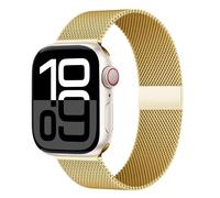 Kafol-Boucle Milanaise Pour Bracelets De Montre Apple 45mm 44mm 40mm 41mm 42mm-46mm Bracelet Starlight Iwatch Série 8 7 6 5 Se 9 10 Ultra 2 49mm,38-40-41-(S10)42mm,Gold 05