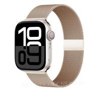 Kafol-Boucle Milanaise Pour Bracelets De Montre Apple 45mm 44mm 40mm 41mm 42mm-46mm Bracelet Starlight Iwatch Série 8 7 6 5 Se 9 10 Ultra 2 49mm,38-40-41-(S10)42mm,Vintage Gold 6
