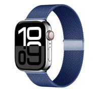 Kafol-Boucle Milanaise Pour Bracelets De Montre Apple 45mm 44mm 40mm 41mm 42mm-46mm Bracelet Starlight Iwatch Série 8 7 6 5 Se 9 10 Ultra 2 49mm,38-40-41-(S10)42mm,Blue 11