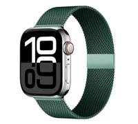 Kafol-Boucle Milanaise Pour Bracelets De Montre Apple 45mm 44mm 40mm 41mm 42mm-46mm Bracelet Starlight Iwatch Série 8 7 6 5 Se 9 10 Ultra 2 49mm,38-40-41-(S10)42mm,Pine Green 19