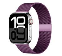 Kafol-Boucle Milanaise Pour Bracelets De Montre Apple 45mm 44mm 40mm 41mm 42mm-46mm Bracelet Starlight Iwatch Série 8 7 6 5 Se 9 10 Ultra 2 49mm,38-40-41-(S10)42mm,Purple 22