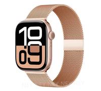 Kafol-Boucle Milanaise Pour Bracelets De Montre Apple 45mm 44mm 40mm 41mm 42mm-46mm Bracelet Starlight Iwatch Série 8 7 6 5 Se 9 10 Ultra 2 49mm,38-40-41-(S10)42mm,Rose Gold 07