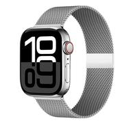 Kafol-Boucle Milanaise Pour Bracelets De Montre Apple 45mm 44mm 40mm 41mm 42mm-46mm Bracelet Starlight Iwatch Série 8 7 6 5 Se 9 10 Ultra 2 49mm,38-40-41-(S10)42mm,Sliver 1