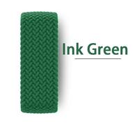 Kafol-Boucle Solo Tressée Pour Bracelet De Montre Apple,44mm 45mm 42mm 40mm 41mm 46mm,Correa Iwatch Série Ultra 2 10 9 Se 8 7 6 5,38 40 41 42(S10) Mm,Ink Green