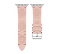 Kafol-Kilim Bracelet À Tour Unique Pour Bracelet De Montre Apple 44mm 40mm 49mm 45mm 41mm 38mm Bracelet Hermes Iwatch Série 9 Se 3 5 6 7 8 Ultra 2,38mm 40mm 41mm,Pink Sand