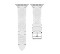 Kafol-Kilim Bracelet À Tour Unique Pour Bracelet De Montre Apple 44mm 40mm 49mm 45mm 41mm 38mm Bracelet Hermes Iwatch Série 9 Se 3 5 6 7 8 Ultra 2,38mm 40mm 41mm,White