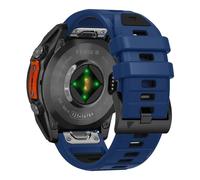 Kafol-Quickfit 22mm 26mm Fenix8 Bracelet De Montre Pour Garmin Fenix E 8 47mm 51mm 7 7x 6 6x/Epix Pro/Enduro 3 Bracelet En Silicone Bicolore,Quickfit 22mm,Blue Black