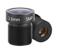 Kafuty 3.6mm f/2.0 5MP HD Objectif de Circuit Unique 1/2.5 Lentille de Caméra Professionelle 90 Degré Grand Angle avec M12 Focal Fixe pour CCTV Caméra de Surveillance