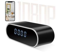 KAGMY Caméra espion cachée 1080p WiFi avec vision nocturne/détection de mouvement/enregistrement en boucle, caméra de surveillance sans fil pour la maison et le bureau