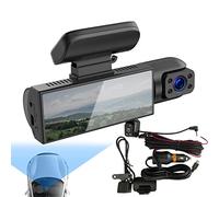 kagrote Dashcams pour Voitures Avant et arrière,Dashcam Avant et arrière à l'intérieur | Détection de Mouvement, caméra de Voiture Grand Angle 170, enregistreur de Conduite, Accessoires intérieurs de