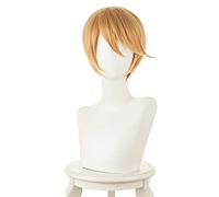 Kaguya-Sama: Amour Est Guerre Shirogane Miyuki Jaune Court Perruque Cosplay Costume Résistant À La Chaleur Synthétique Cheveux Hommes Partie Perruques