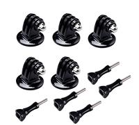 KAGYOKU Lot de 10 adaptateurs de support de trépied compatibles avec GoPro Hero 11, 10, 9, 8, 7, 6, 5, 4, Session, 3+, 3, 2, 1, Hero (2018), Fusion, Max, DJI Osmo, Sjcam, Xiaoyi