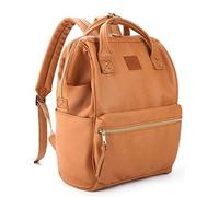 Kah&Kee Sac à Dos Cuir Femme - Portable Ordre PC Compartiment pour Collège, Voyage, Loisir et Travail