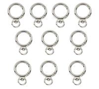 KAHDGSS 10Pcs Small Carabiner Spring Clip Metal for Bag Purse Handbag Strap Keychain Jewelry Making Craft Project Rings