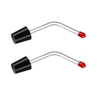 KAHDGSS 2Pcs Hummingbird Feeders for Wine Bottles Craft Bird Feeding Tubes with Rubber Stopper & Red Tip No Drip Design Bird Enthusiasts Feeding Solution