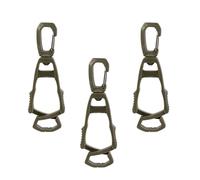 KAHDGSS 3pieces Glove Glove Clamp Carabiner Clip pour Les Sacs À Outils Crochet Cook Nons À Glissement