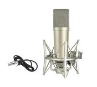 KAHDGSS à condensateur XLR à diaphragme métallique Haute sensibilité pour Le podcasting et Les à condensateur XLR Professionnel avec diaphragme métallique