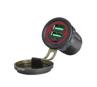 KAHDGSS Adaptateur de prise de courant USB 36 W pour voiture, camion, bateau, moto 12 V 24 V