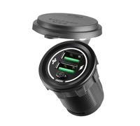 KAHDGSS Adaptateur de prise de courant USB 36 W pour voiture, camion, bateau, moto 12 V 24 V