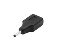KAHDGSS Adaptateur secteur pour ordinateur portable - Tête droite - Connecteur USB femelle - Pour compatibilité avec plusieurs appareils - Noir