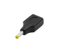 KAHDGSS Adaptateur secteur pour ordinateur portable - Tête droite - Connecteur USB femelle - Pour compatibilité avec plusieurs appareils - Noir