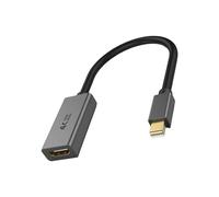 KAHDGSS Adaptateur transparent vers HDMI - Boîtier en aluminium - Résolution 4K - Pour moniteurs, projecteurs, ordinateurs portables