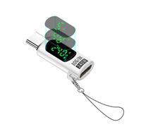 KAHDGSS Adaptateur USB À Hauteur De 80 Gbit/S avec Fonction D'affichage Numérique Connecteurs USB pour Les Tensions Et La du Courant C Extender