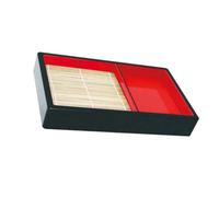 KAHDGSS Assiette à nouilles froides avec tapis de drainage, plat alimentaire, collations, apéritif, plateau pour appartement, maison, cuisine, plateau sashimi pour maison, fête, rassemblements