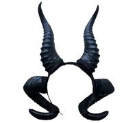 KAHDGSS Bandeau réglable en corne de diable accessoire essentiel pour Halloween, fêtes costumées, accessoires de jeu de rôle
