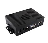 KAHDGSS Boîtier en aluminium pour petit ordinateur prend en charge l'adaptateur réseau Ethernet d'extension PCIe 2 x 4K PCIe vers Gigabit Ethernet