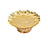 KAHDGSS Bol D'offre En Alliage Orné Pour Les Cérémonies Religieuses Décoration De La Maison Plat Service Fête Centres Table Styles Plateau D'exposition Fruits