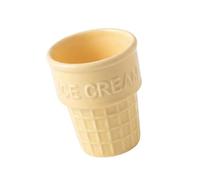 KAHDGSS Bol en céramique de conceptions uniques de cône de crème glacée pour les collations, la salade et le petit déjeuner servant le récipient à Dessert Sundae, vaisselle de fête pour