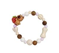 KAHDGSS Brown Bear Céramique Dernier Accessoire De Mode pour Les Étudiants Adultes Adultes Couples Légers Confortables Bijoux d'ours Correspondant