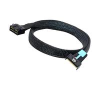 KAHDGSS Câble convertisseur PCIe 5.0 8X SFF-8643 amélioré, vitesse rapide pour serveurs industriels, extension de stockage de carte mère, câble hôte de centre de données