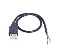 KAHDGSS Câble d'alimentation USB 2PIN Femelle/Mâle Corde D'extension Connecteur Données Remplacement du Câble pour L'alimentation Électronique USB