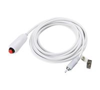 KAHDGSS Câble d'appel d'infirmière Câble d'urgence avec interrupteurs à Bouton-Poussoir pour Station Câble d'appel d'infirmière Câble de Bouton-Poussoir de Remplacement avec Clip