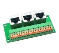 KAHDGSS Carte de connecteurs RJ45 à trois voies pour des configurations réseau et une maintenance faciles par des ingénieurs et des techniciens Outil de configuration réseau