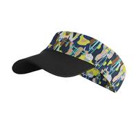 KAHDGSS Chapeaux supérieurs vides respirants - Chapeau de soleil - Visière pliable - Pour femme et homme - Pour l'extérieur - Voyage - Séchage rapide - Protection de plage