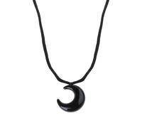 KAHDGSS chinois Vintage oeil de chat lune pendentif colliers à lacets corde collier ras du cou bijoux de mode femmes pull collier oeil de chat lune