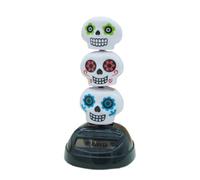 KAHDGSS Citrouilles Secouant La Tête Dansante Poupée Halloween Alimenté Jouet Voiture Ornement Bureau Décoration pour La Maison Halloween Solar Powered Toy