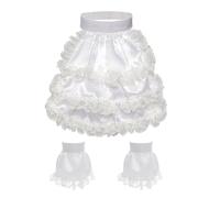 KAHDGSS Collier de cou Jabot colonial victorien avec bordure en dentelle | Ensemble de fausses manchettes détachables pour Costume d ' Halloween de la et vêtements de cou coloniaux