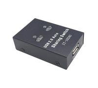 KAHDGSS Commutateur Automatique USB 2 Ports USB 2.0 Séparateur pour 2 PC Périphériques USB Imprimantes Bureau Commutateur Ports USB 2.0