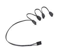 KAHDGSS Convertisseur De Câble D'éclairage 4pin À 5V 3pin pour L'adaptateur ' Ventilateur HDLL120 Connexion Facile des Ventilateurs À La Carte Panneau ' PC du Splitter PC